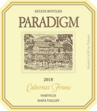 Paradigm Cabernet Franc 2018  Front Label
