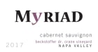 Myriad Cellars Beckstoffer Dr. Crane Cabernet Sauvigon 2017  Front Label