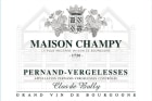 Maison Champy Pernand-Vergelesses Clos de Bully Rouge 2017  Front Label