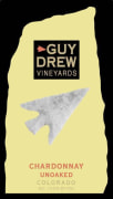 Guy Drew Vineyards Unoaked Chardonnay 2014 Front Label