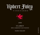 Robert Foley Vineyards Claret (scuffed label) 2008  Front Label