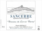 Pierre Riffault Sancerre 2019  Front Label