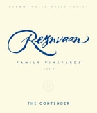 Reynvaan The Contender Syrah 2007  Front Label