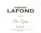 Domaine Lafond Lirac Roc-Epine Rouge 2018  Front Label