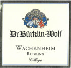 Burklin-Wolf Wachenheim Riesling Village 2022  Front Label