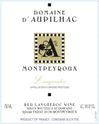 Domaine d'Aupilhac Montpeyroux Rouge 2014  Front Label
