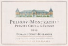 Domaine Genot-Boulanger Puligny-Montrachet La Garenne Premier Cru 2016  Front Label