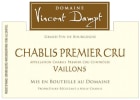 Domaine Vincent Dampt Chablis Vaillons Premier Cru 2021  Front Label
