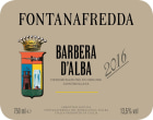Fontanafredda Silver Label Barbera d'Alba 2016  Front Label