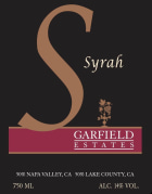 Garfield Estates Vineyard and Winery Syrah 2012 Front Label