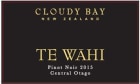 Cloudy Bay Te Wahi Pinot Noir 2015 Front Label