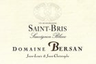 Domaine Bersan Saint-Bris 2018  Front Label