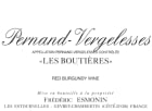 Frederic Esmonin Pernand-Vergelesses Les Boutieres 2021  Front Label