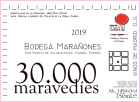 Bodega Maranones 30.000 Maravedies 2019  Front Label