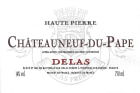 Delas Chateauneuf-du-Pape Haute Pierre 2015 Front Label