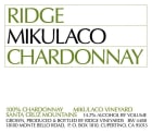 Ridge Mikulaco Chardonnay 2014  Front Label