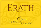 Erath Pinot Blanc 2012  Front Label