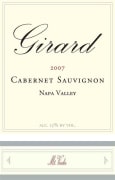 Girard Mount Veeder Cabernet Sauvignon 2007  Front Label
