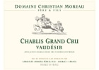 Christian Moreau Chablis Vaudesir Grand Cru 2021  Front Label