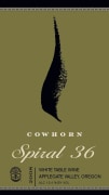 Cowhorn Spiral 36 White 2008  Front Label