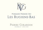 Pierre Girardin Pommard Les Rugiens Bas Premier Cru 2022  Front Label