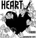 K Vintners Heart Syrah 2016  Front Label