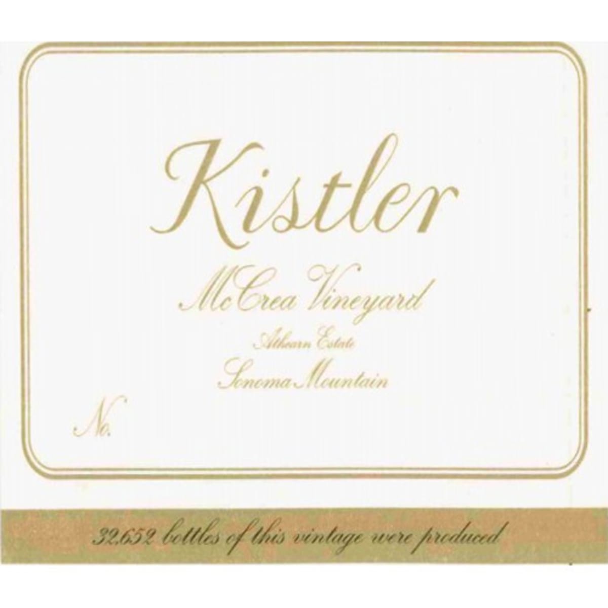 Kistler Vineyards McCrea Chardonnay 2008 Front Label