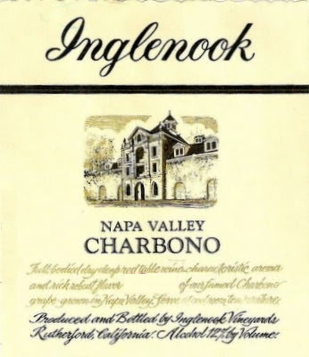 Inglenook Charbono 1973 Front Label