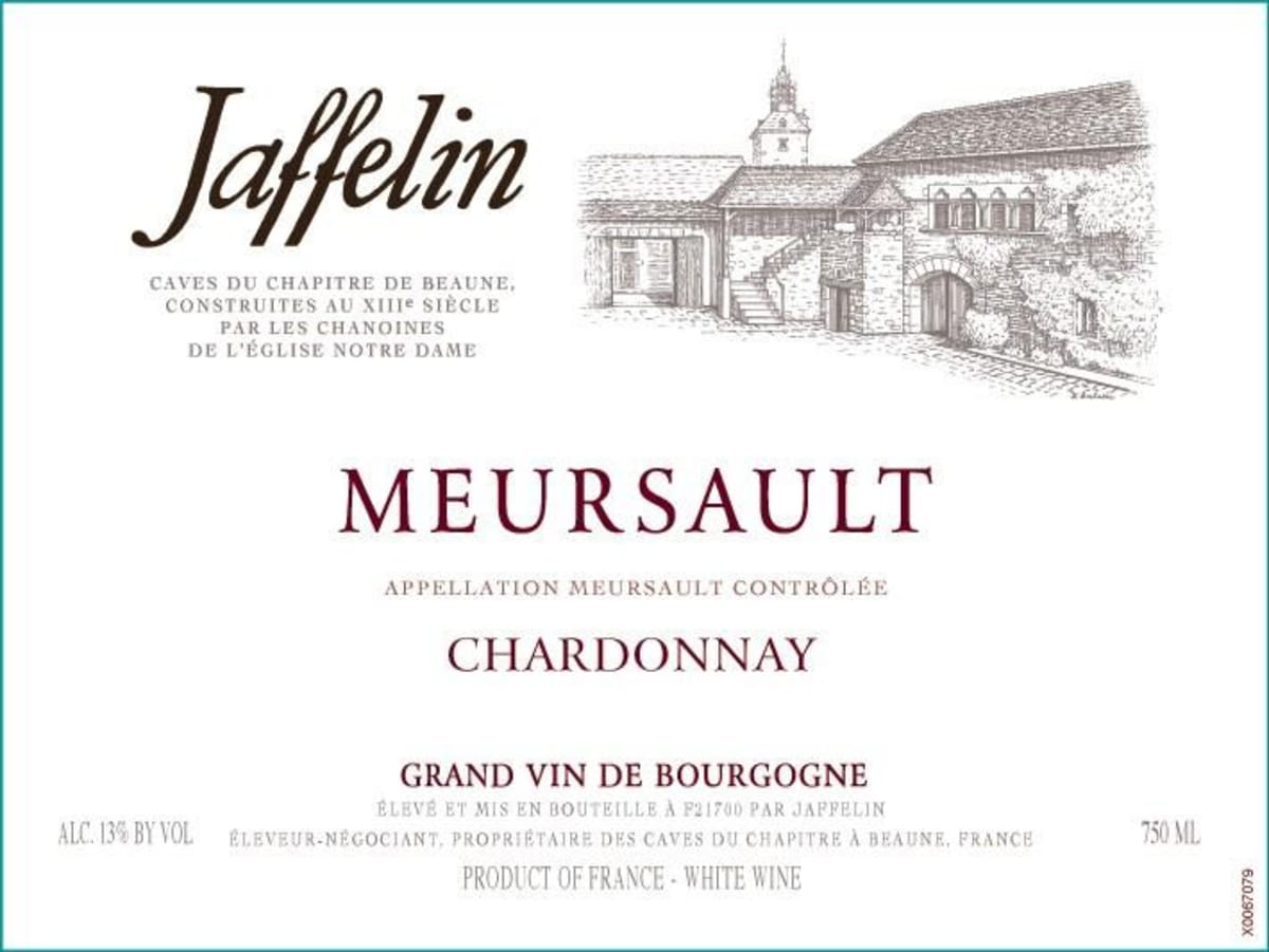 Jaffelin Meursault 2011 Front Label