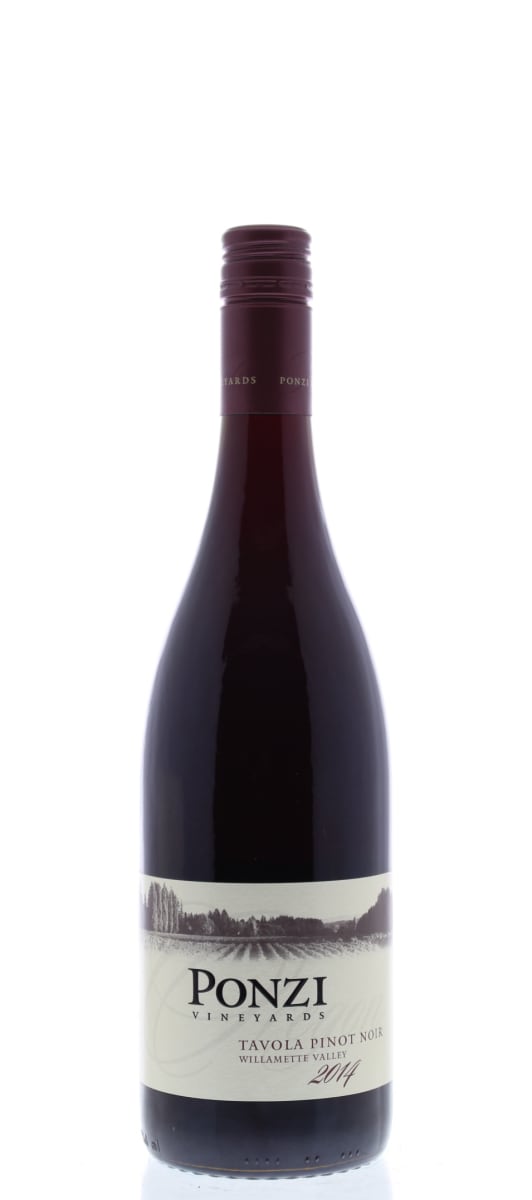 Ponzi Tavola Pinot Noir 2014 Front Bottle Shot