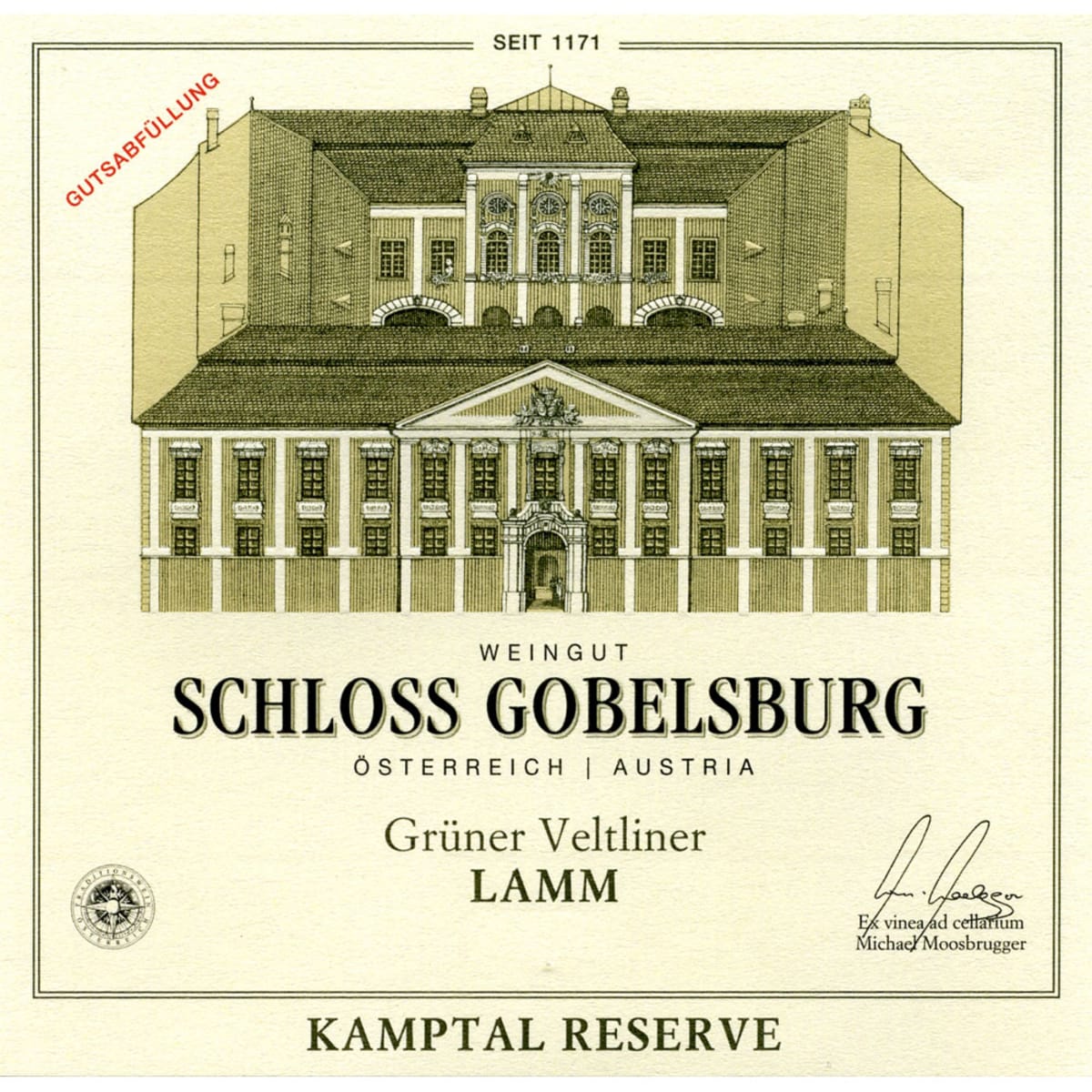 Schloss Gobelsburg Lamm Gruner Veltliner 2013 Front Label