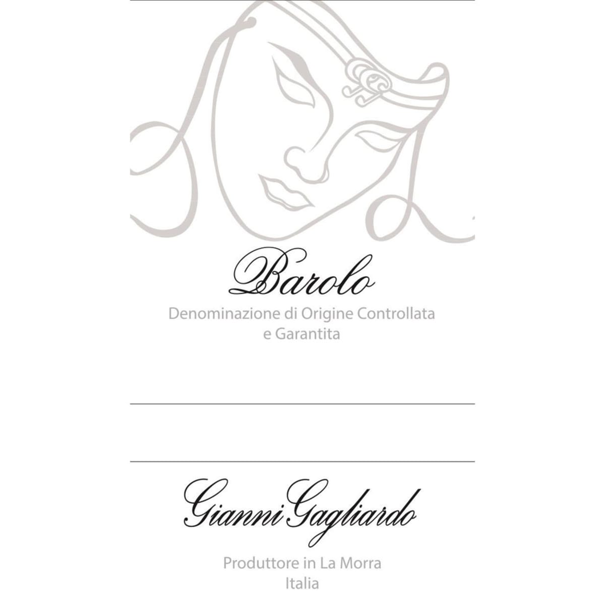 Gianni Gagliardo Barolo 2012 Front Label
