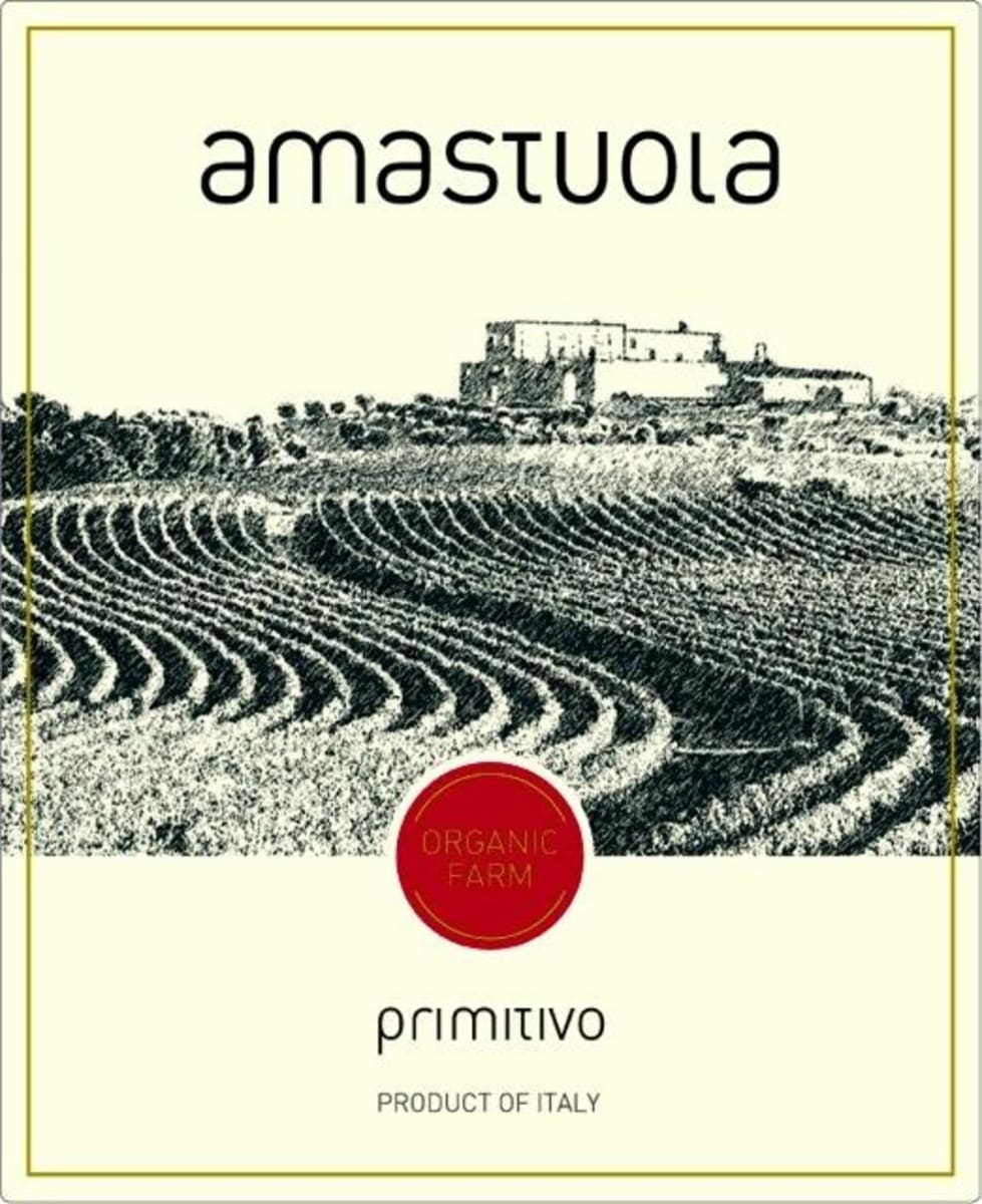 Amastuola Soc.Agr.S.S. Salento Organic Farm Primitivo 2011 Front Label