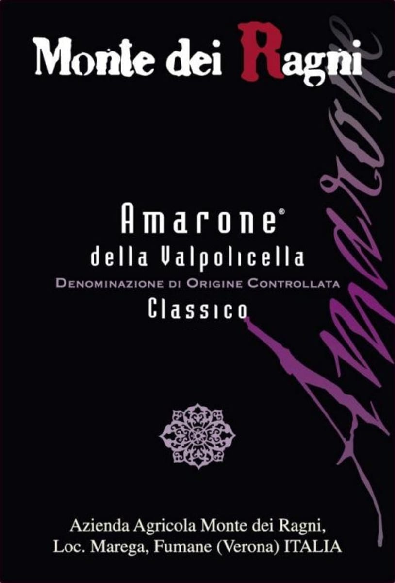 Az. Agr. Monte dei Ragni Amarone della Valpolicella Classico 2006 Front Label