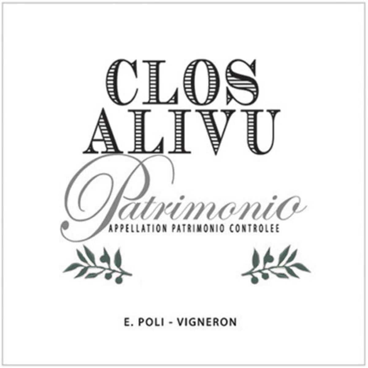 Clos Alivu Rose 2016 Front Label