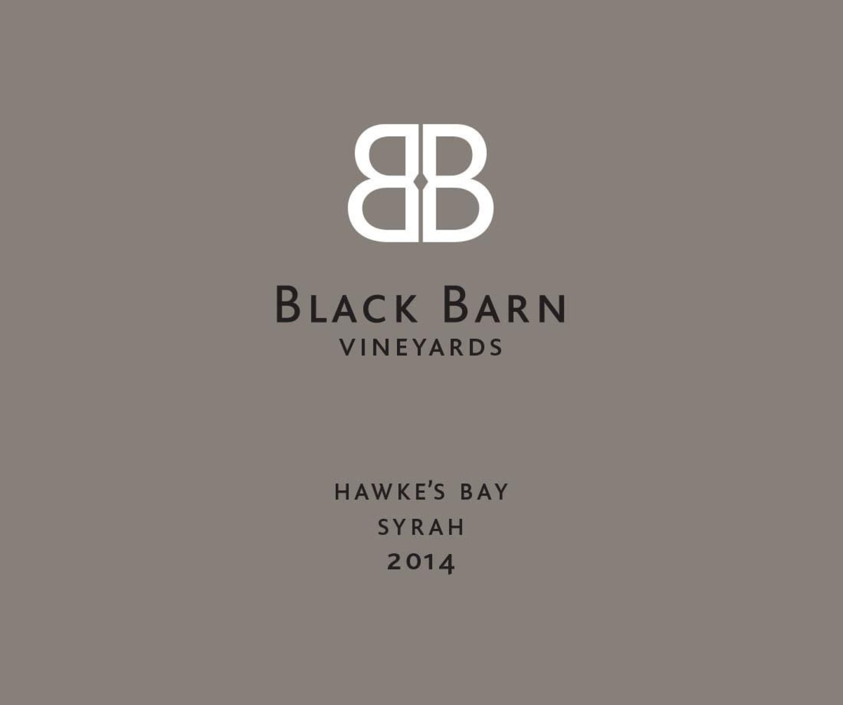 Black Barn Vineyards Syrah 2014 Front Label