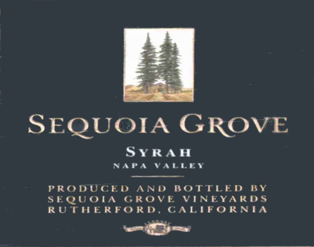 Sequoia Grove Syrah 2011 Front Label