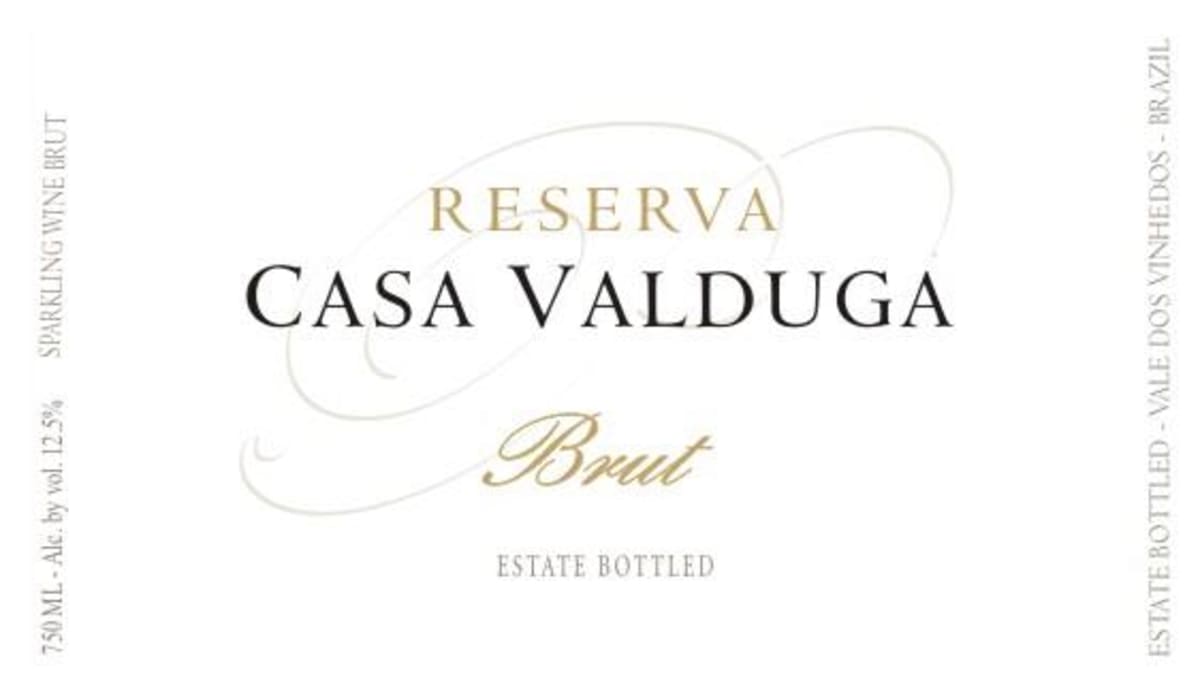 Casa Valduga Reserva Brut 2012 Front Label