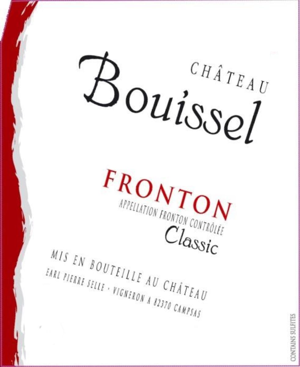 Chateau Bouissel Classic 2007 Front Label