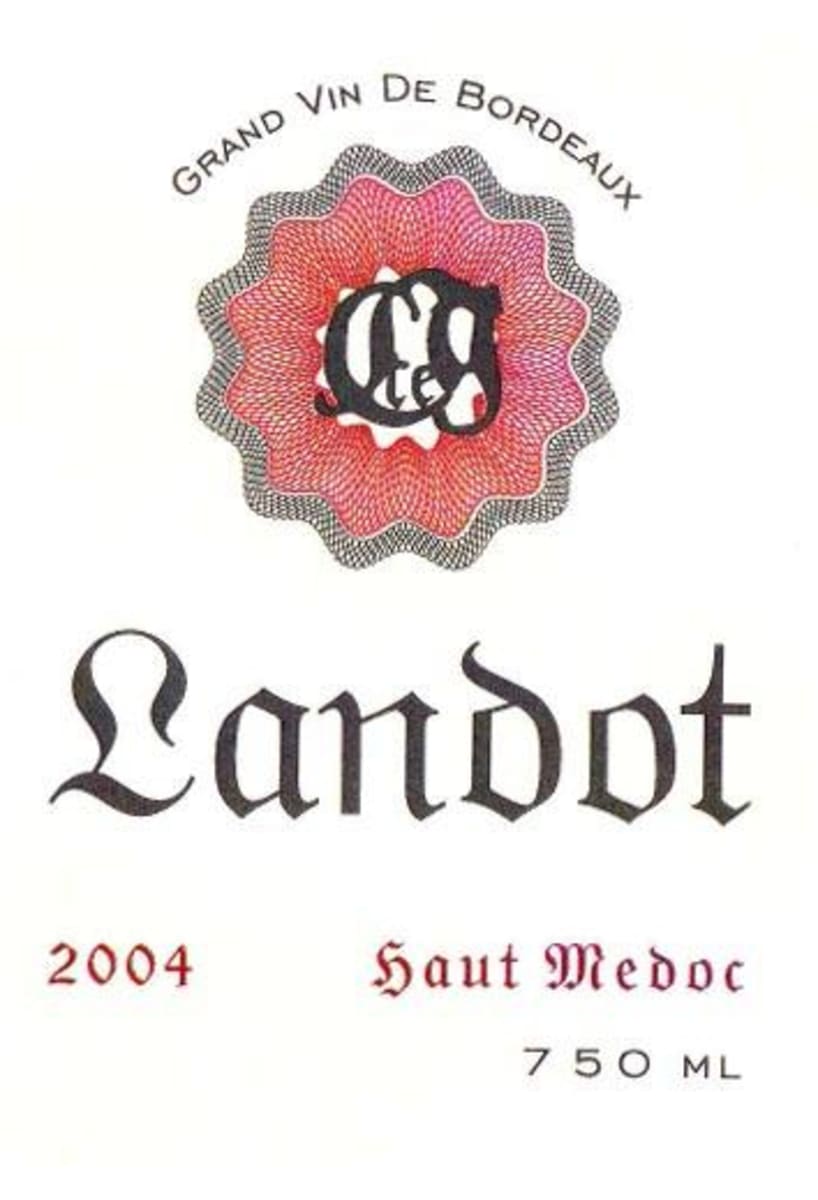 Chateau Caronne Ste Gemme Haut-Medoc Landot 2004 Front Label