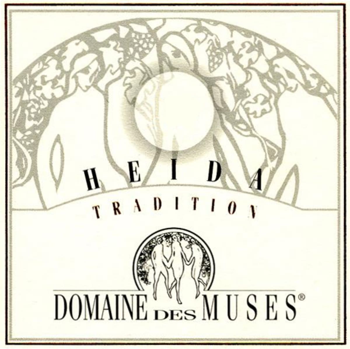 Domaine des Muses Heida Tradition 2011 Front Label