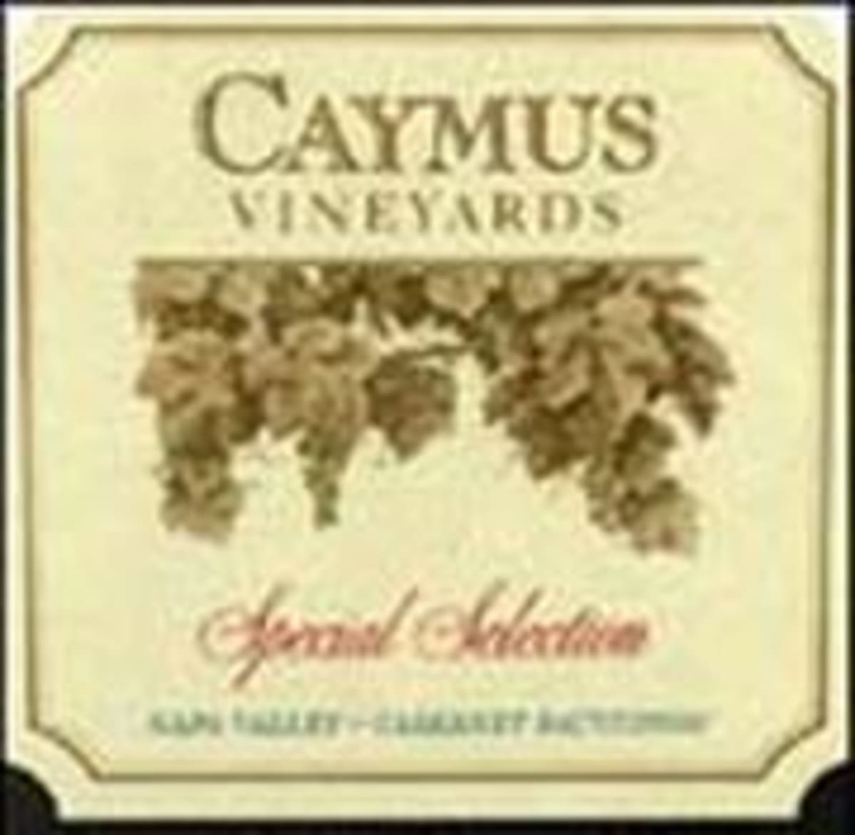Caymus Special Selection Cabernet Sauvignon (1.5 Liter Magnum) 1980 Front Label