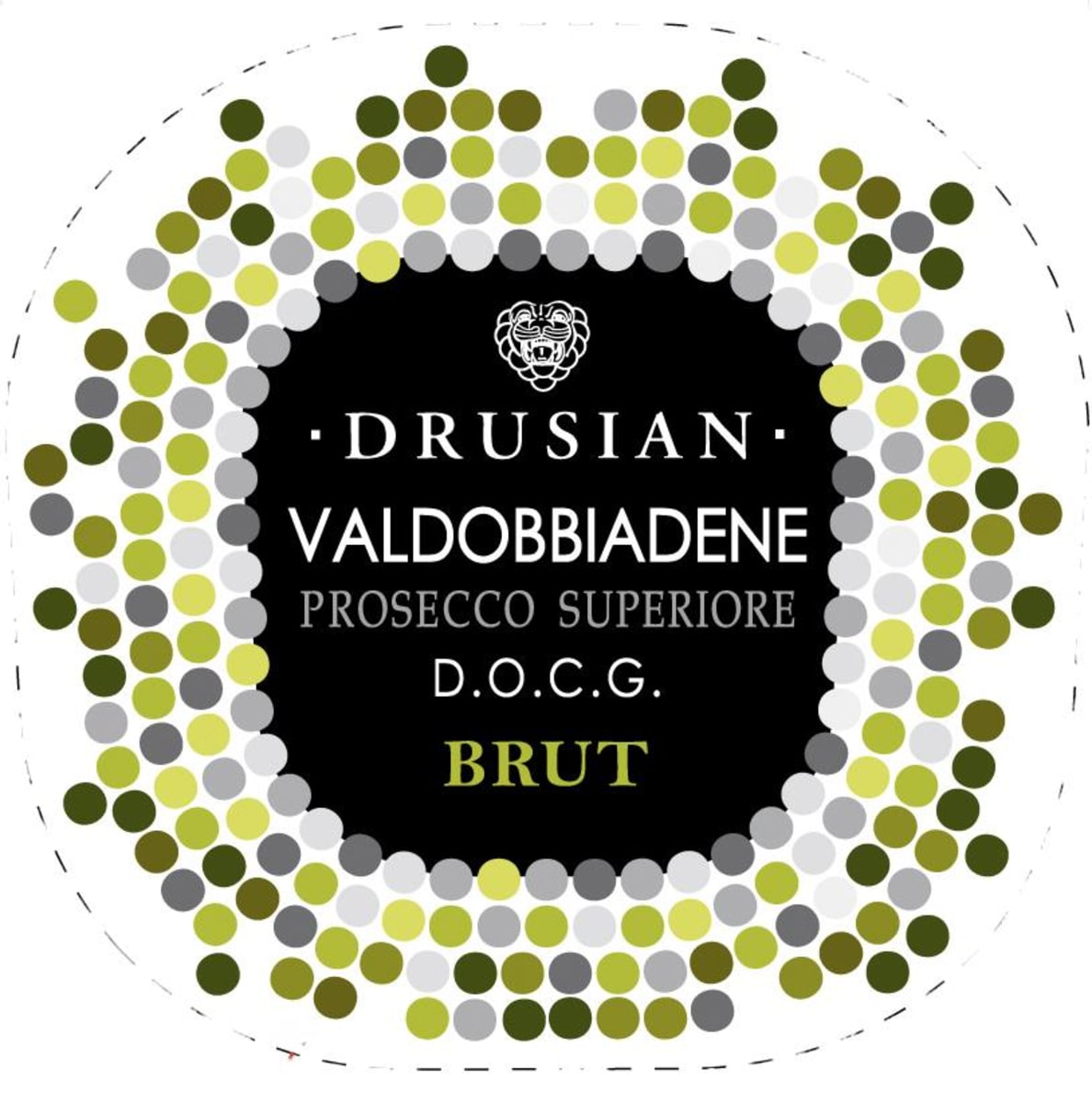 Drusian Valdobbiadene Prosecco Superiore Brut 2015 Front Label