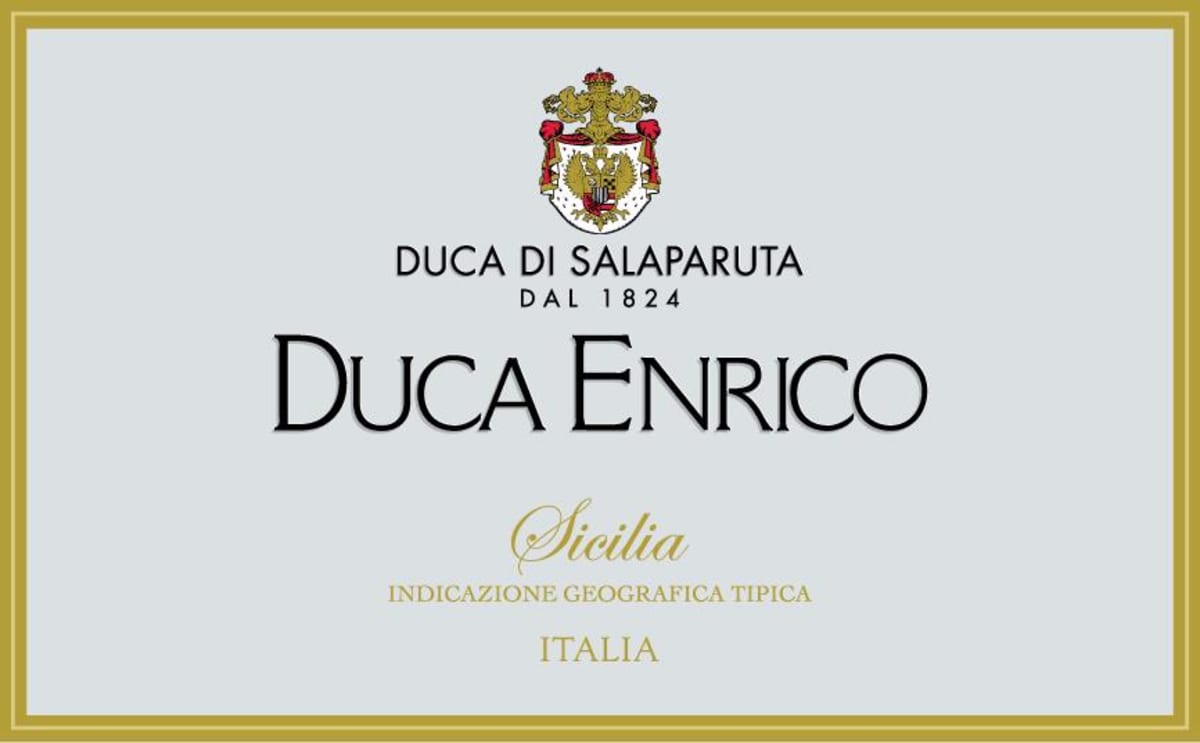 Duca Di Salaparuta Sicilia Duca Enrico Rosso 2006 Front Label
