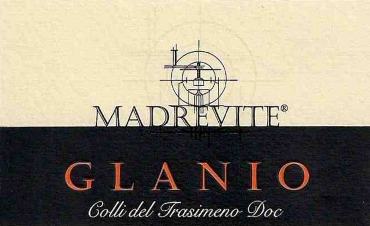Madrevite Colli del Trasimeno Glanio 2010 Front Label
