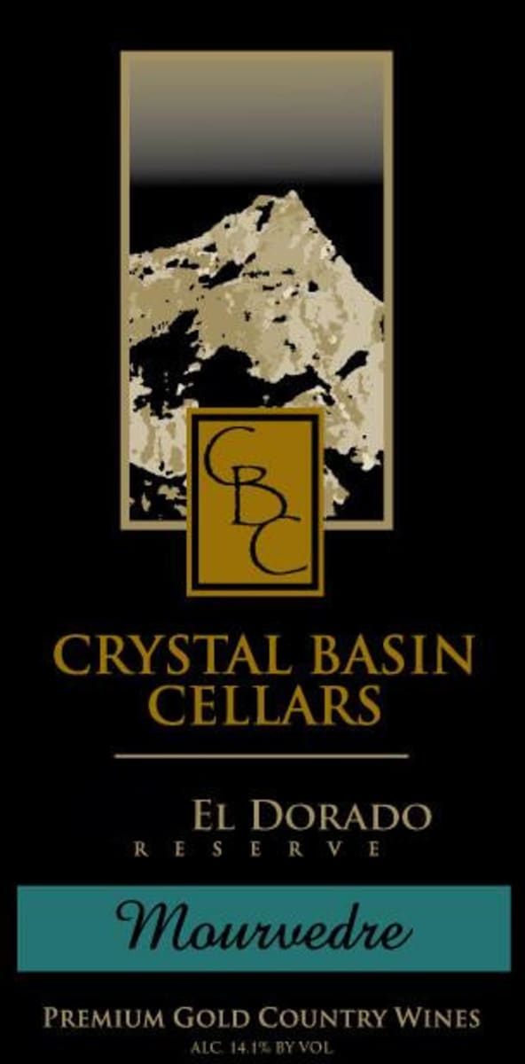 Crystal Basin Cellars Reserve Mourvedre 2010 Front Label