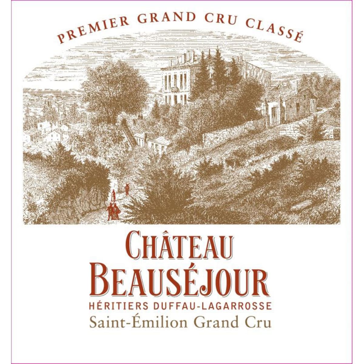 Chateau Beausejour Duffau-Lagarrosse  2017 Front Label