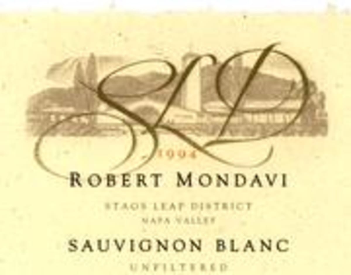 Robert Mondavi Stags Leap District Sauvignon Blanc 1996 Front Label