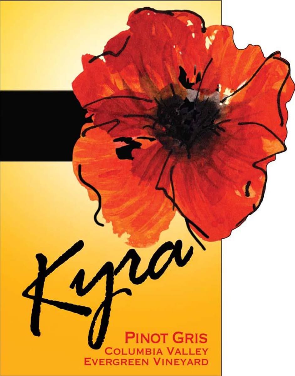 Kyra Wines Pinot Gris 2013 Front Label