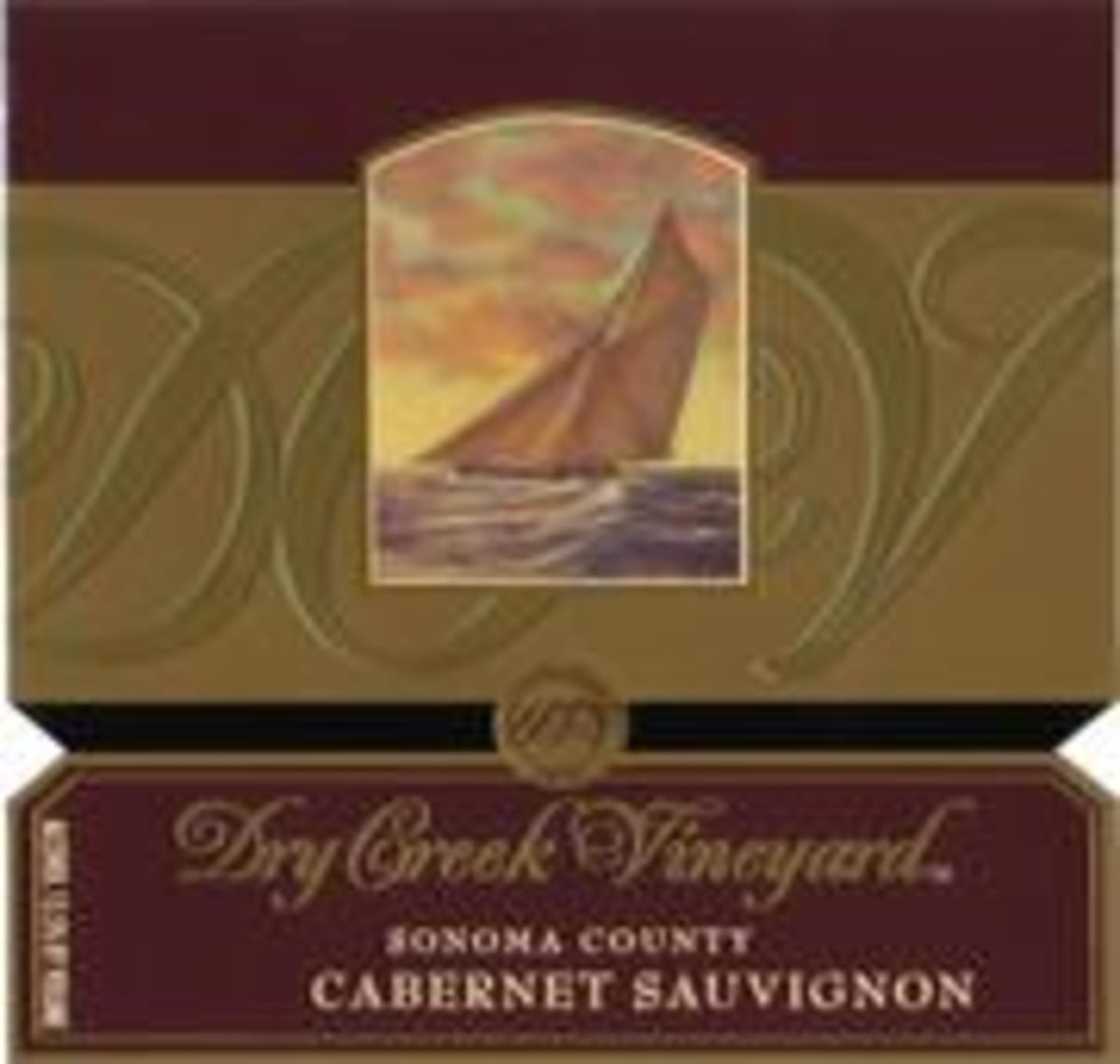 Dry Creek Vineyard Cabernet Sauvignon 1999 Front Label